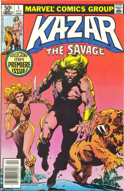 Ka-Zar, Vol. 3 #1B – Newsstand Edition