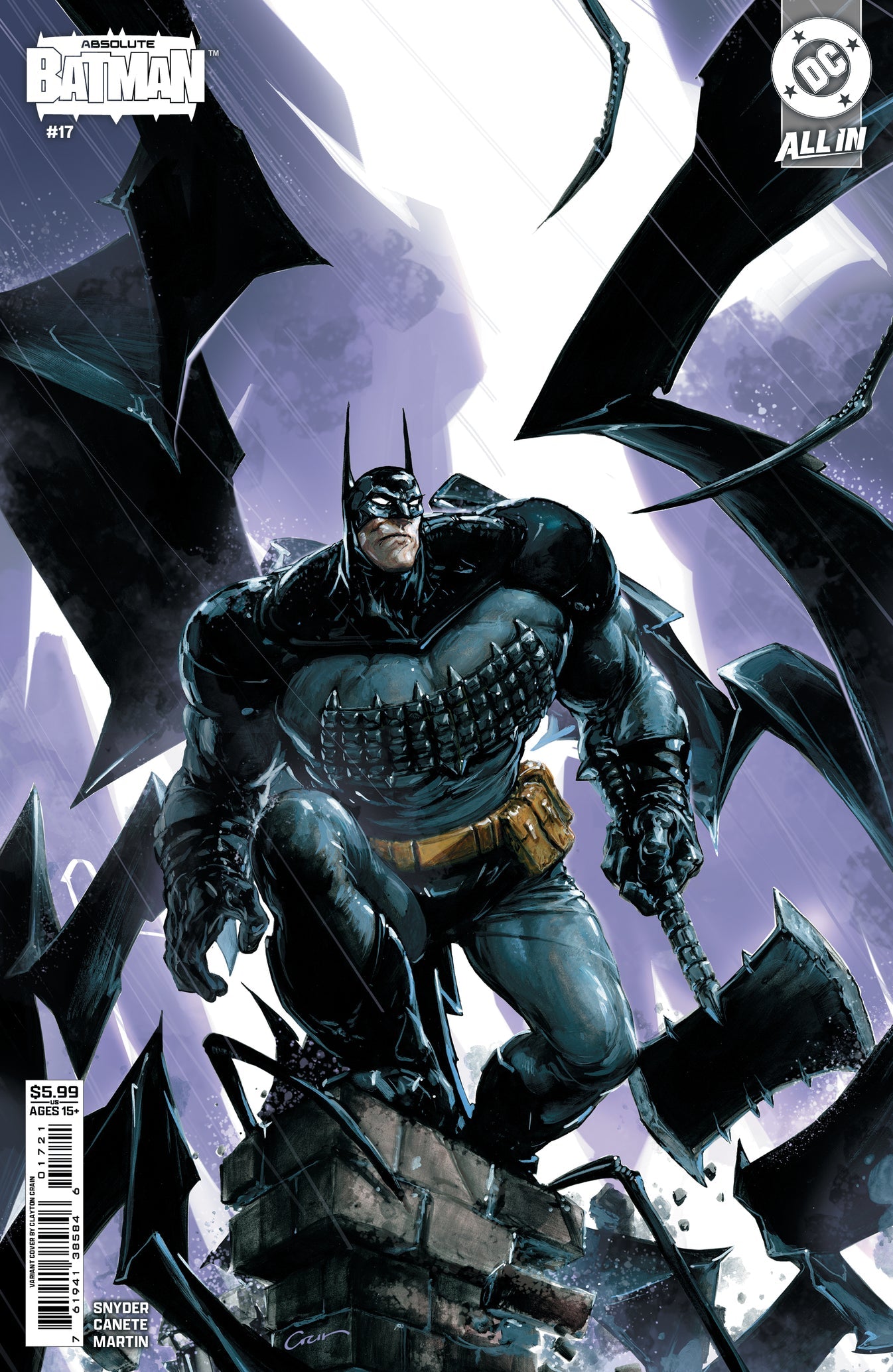 Absolute Batman The Seventh Kingdom 17B Clayton Crain Variant