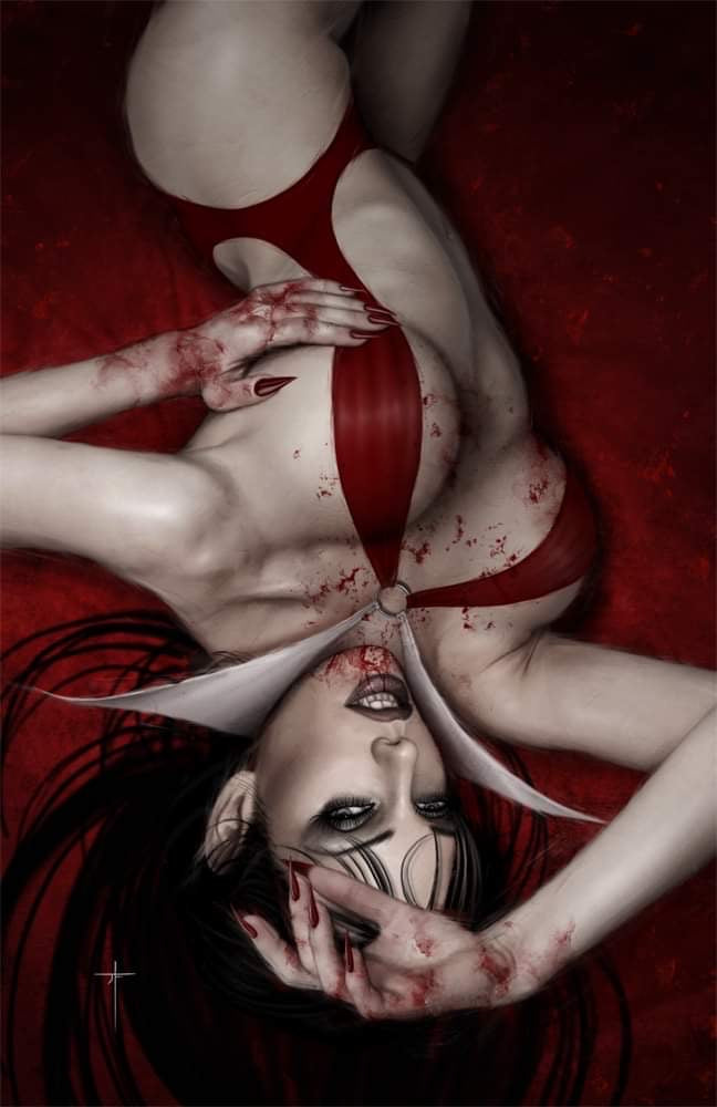 Vampirella: Dead Flowers #1AI – Jay Ferguson Exclusive Variant