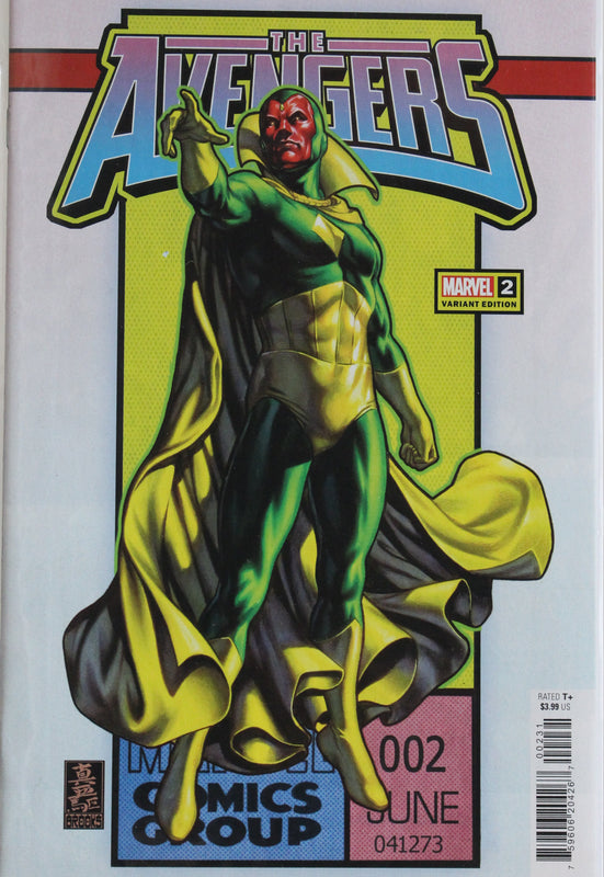 Avengers #2 Mark Brooks Corner Box Variant.