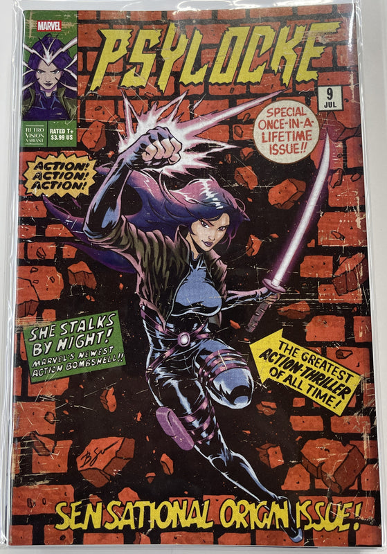 Psylocke #9 RetroVision Variant