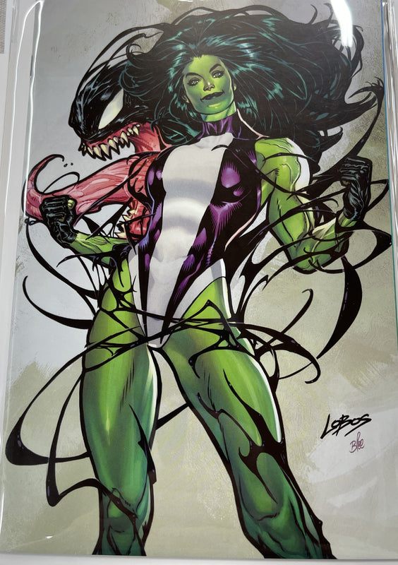 Sensational She-Hulk #1 Lobos Venomizd Exclusive Virgin Variant
