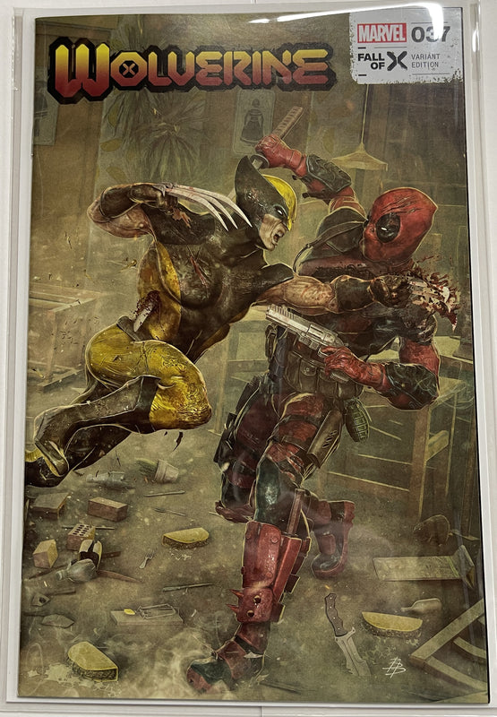 Wolverine #37 NYCC Fall of X Bjorn Barends Trade variant