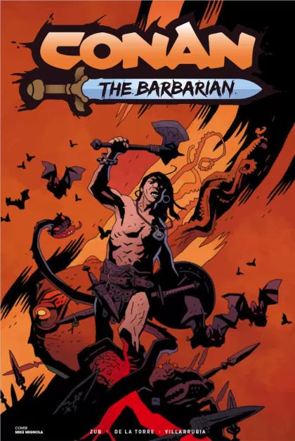 Conan the Barbarian (Titan Comics) Bound in Black Stone, Part I: Scourge of the Dead 1E Mike Mignola Variant