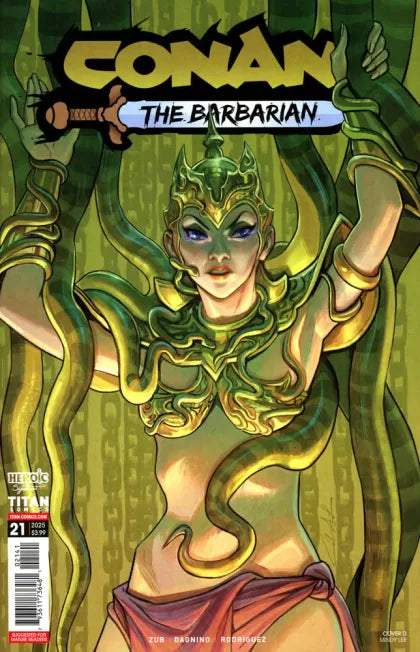 Conan the Barbarian (Titan Comics) A Nest Of Serpents, Part I: Slaves Of The Magi 21D Mindy Lee Variant
