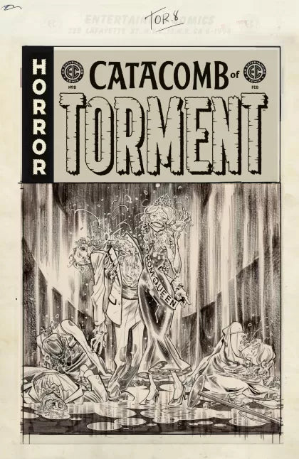Catacomb of Torment, 8D, Tom Fowler Incentive Archive B&W Variant (1:20) 8D Tom Fowler Incentive Archive B&W Variant (1:20)