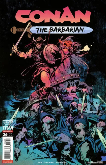 Conan the Barbarian (Titan Comics) The Conquering Crown, The Conquering Crown 26E Roberto De La Torre Variant