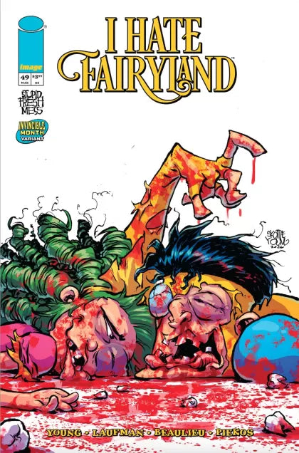 I Hate Fairyland, Vol. 2 #49D – Skottie Young Invincible Team-Up Variant