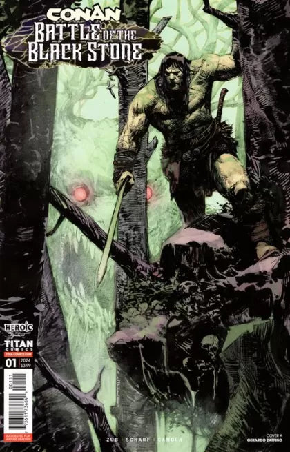 Conan the Barbarian: Battle of the Black Stone Part I: Eyes Upon Us 1A Gerardo Zaffino Regular
