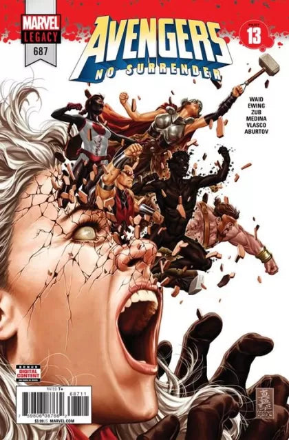 Avengers, Vol. 7 No Surrender, Part Thirteen 687A Mark Brooks Regular Cover