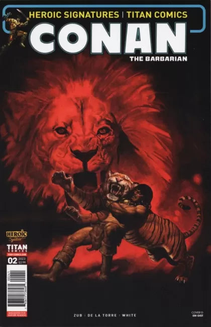 Conan the Barbarian (Titan Comics) Bound in Black Stone, Part II: Homeland! 2D E.M. Gist Variant