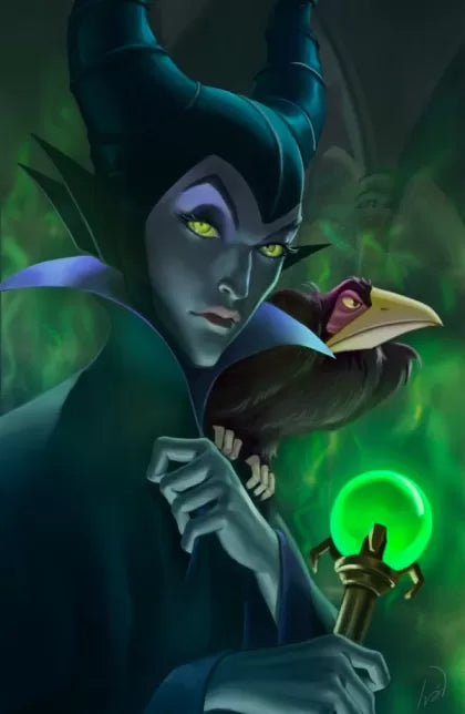 Disney Villains: Maleficent, Vol. 1 1AV Ivan Talavera Exclusive Green Variant