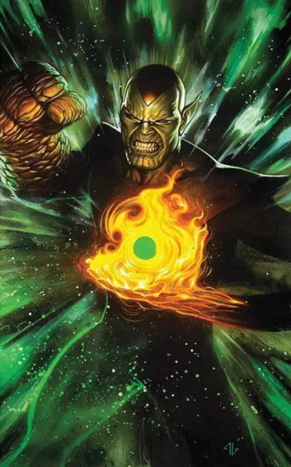 Infinity Countdown #2F – Adi Granov Super Skrull Holds Infinity Virgin Variant