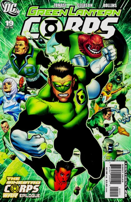 Green Lantern Corps, Vol. 1 The Sinestro Corps War - Epilogue: Liberty's Light! 19 Patrick Gleason Regular