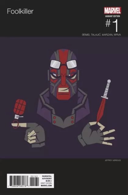 Foolkiller, Vol. 3 1F Jeffrey Veregge Hip-Hop Variant