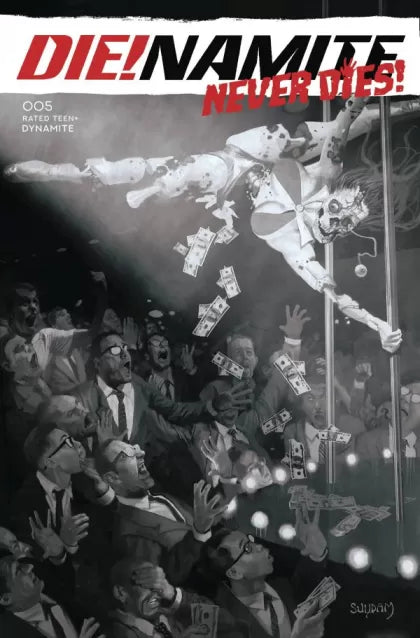 Die!Namite Never Dies 5G Arthur Suydam B&W Variant