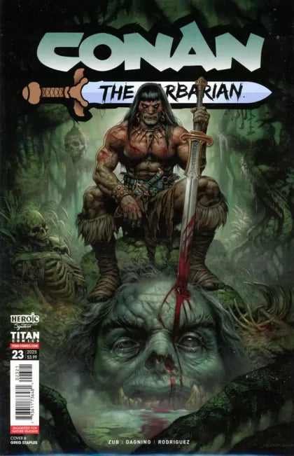 Conan the Barbarian (Titan Comics) A Nest Of Serpents, Part III: Power And Influence 23B Greg Staples Variant