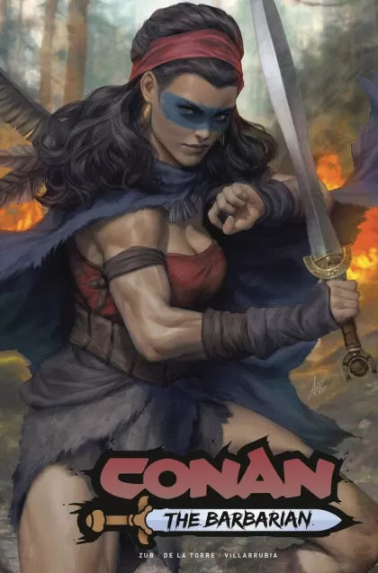 Conan the Barbarian (Titan Comics) Bound in Black Stone, Part I: Scourge of the Dead 1O SDCC Exclusive Artgerm Foil Variant