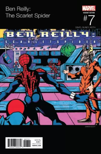 Ben Reilly: The Scarlet Spider 7B Variant Damion Scott Marvel Hip-Hop Cover