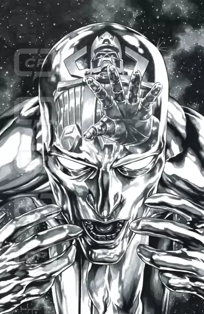 Death of the Silver Surfer 1K Mico Suayan SDCC Exclusive B&W Variant (Ltd. 500)