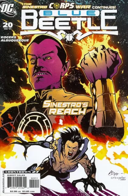 Blue Beetle, Vol. 8 The Sinestro Corps War - Fear To Live 20 Rafael Albuquerque Regular