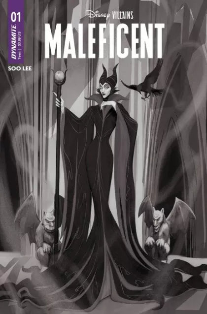 Disney Villains: Maleficent, Vol. 1 1AC Rebeca Puebla Incentive B&W Variant