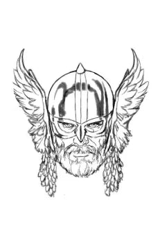The Immortal Thor #8D – Mark Brooks Incentive Headshot Sketch Variant (1:50)