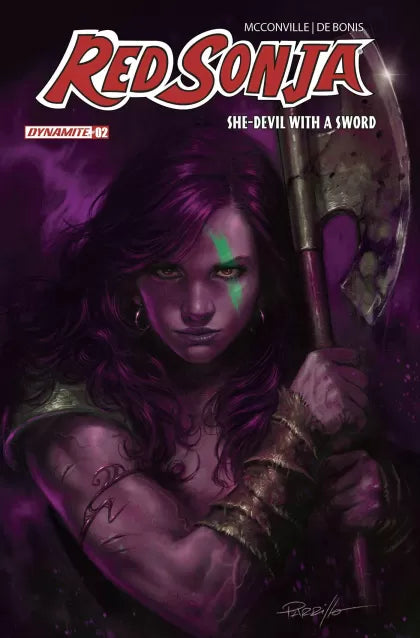 Red Sonja: She-Devil with a Sword #2M – Lucio Parrillo Ultraviolet Variant