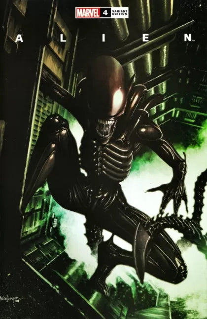 Alien, Vol. 1 (Marvel Comics) Bloodlines, Part 4 4D Mico Suayan Variant A