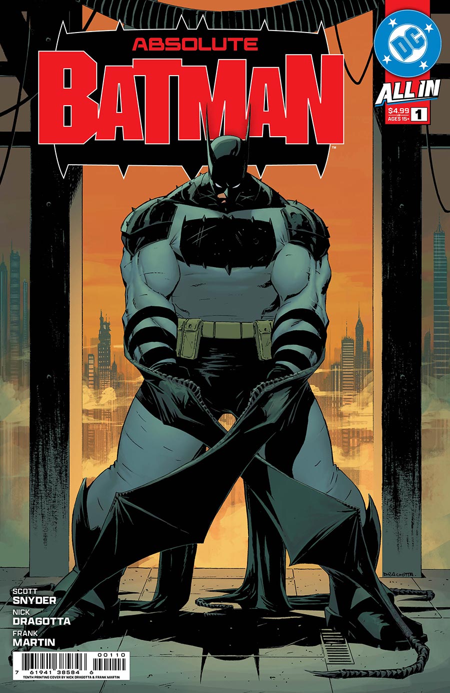 Absolute Batman The Zoo 1BO 10th Printing Nick Dragotta