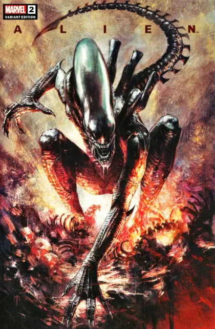 Alien, Vol. 1 (Marvel Comics) Bloodlines, Part 2 2D Unknown Comics Marco Mastrazzo Exclusive Variant