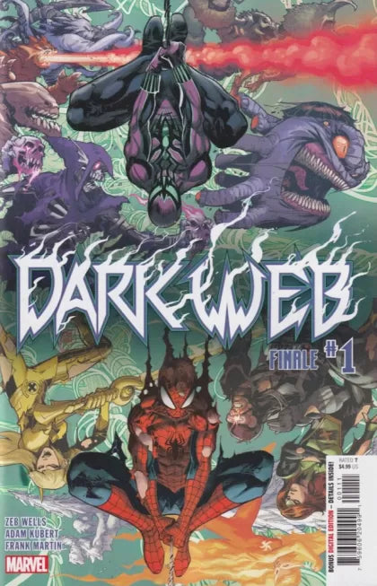 Dark Web: Finale Dark Web - In the Bleak Midwinter 1A Regular Cover by Adam Kubert