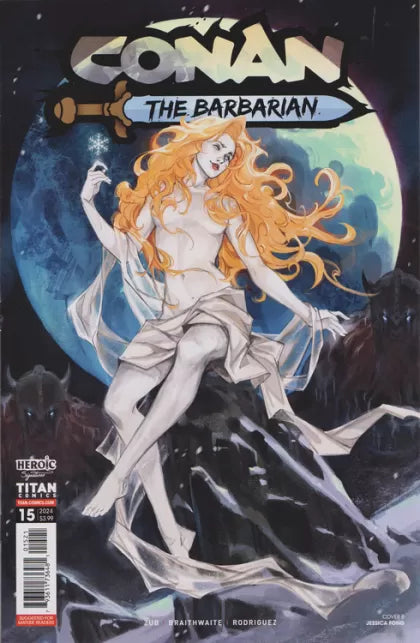 Conan the Barbarian (Titan Comics) Frozen Faith, Part III: Gods Of The North 15B Jessica Fong Variant