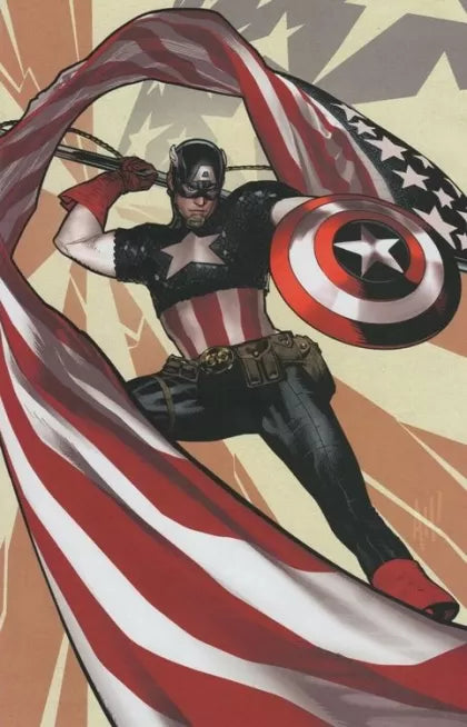 Captain America, Vol. 9 Winter In America, Part 1 1G Adam Hughes 1:500 Retailer Incentive Virgin Variant Cover
