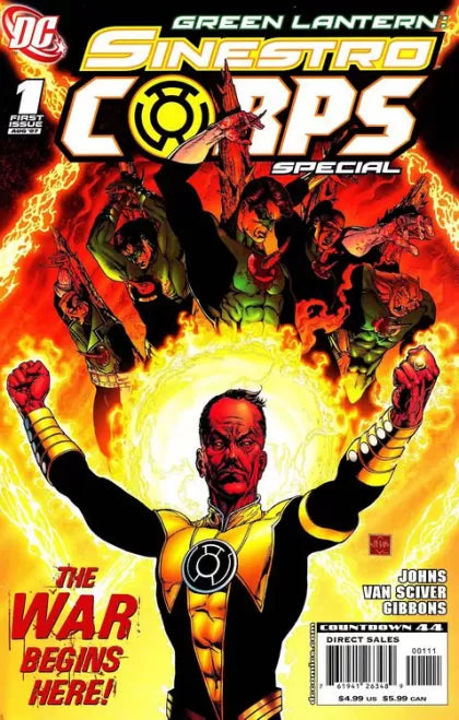 Green Lantern Sinestro Corps Special The Sinestro Corps War - Sinestro Corps Prologue 1A Ethan Van Sciver Regular