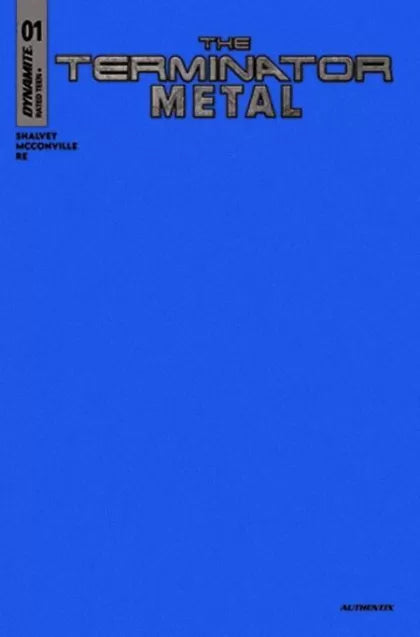 The Terminator: Metal #1X – Blue Blank Authentix Blind Bag Variant