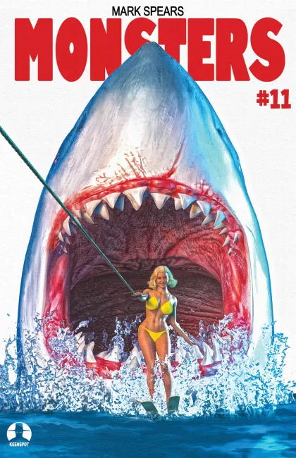 Mark Spears Monsters #11C – Mark Spears Shark Week Jaws 2 Homage Variant