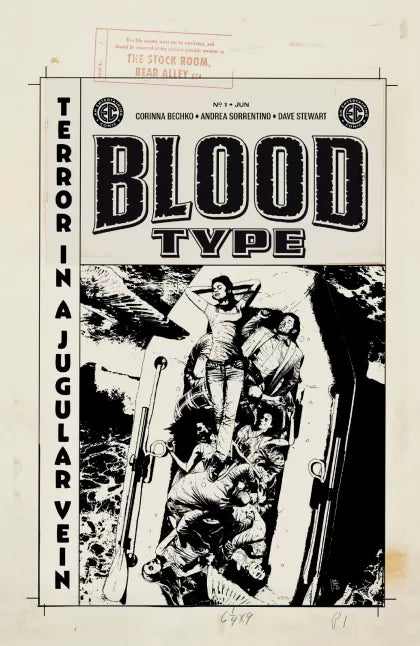 Blood Type 1E Andrea Sorrentino B&w Artist Edition Incentive Variant (1:20)