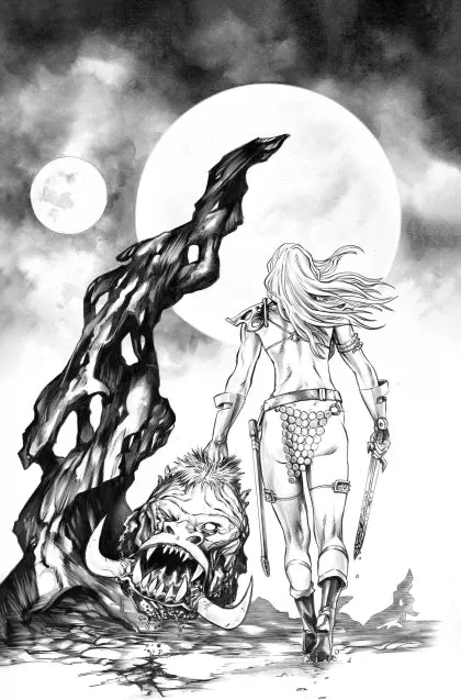 Altered States: Warlords #1L – Mike Rooth Incentive B&W Virgin Variant (1:15)