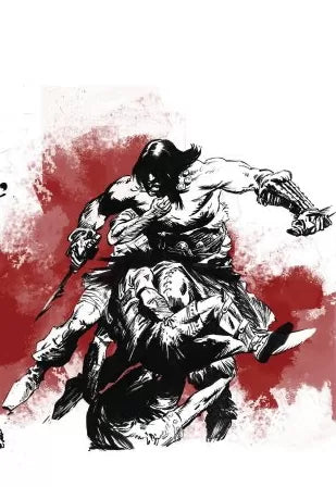 The Cimmerian: The Man-Eaters of Zamboula #1I – Wraparound Virgin Variant Cover by Robin Recht