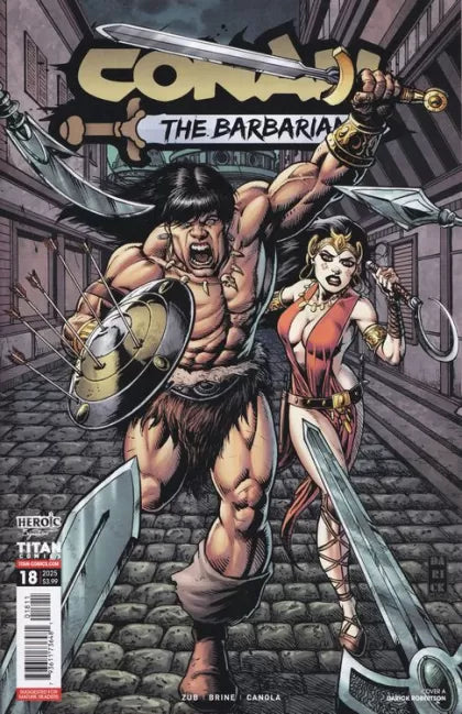 Conan the Barbarian (Titan Comics) Twisting Loyalties, Part II 18A Darick Robertson Regular