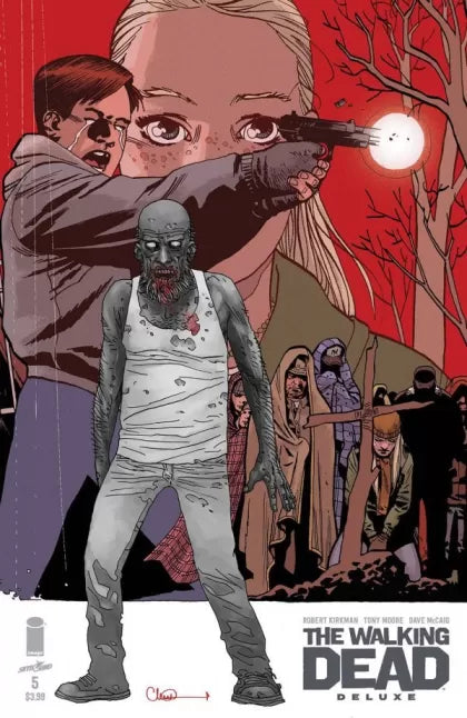 The Walking Dead Deluxe #5C – Charlie Adlard Variant Cover