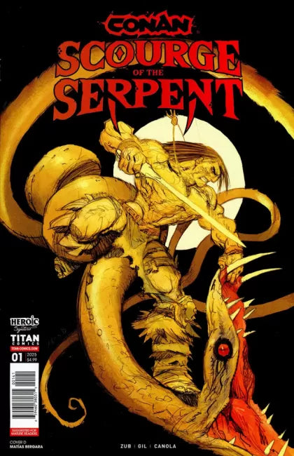 Conan The Barbarian: Scourge Of The Serpent Part I: Stealing Faces & Finery 1D Matias Bergara Variant