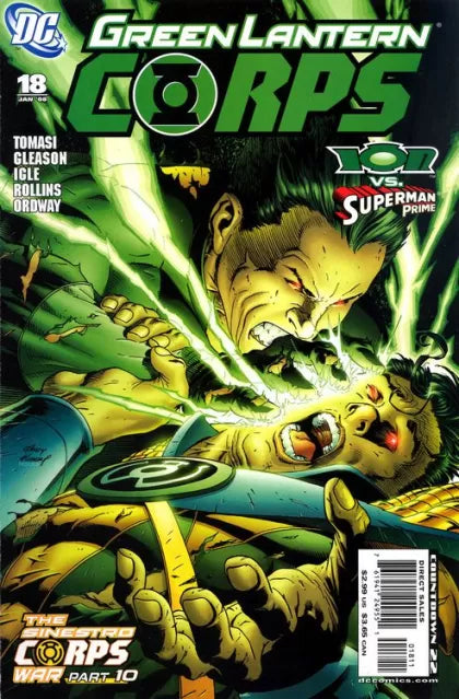 Green Lantern Corps, Vol. 1 The Sinestro Corps War - Part 10: Hammer To Fall 18 Andy Kubert Regular