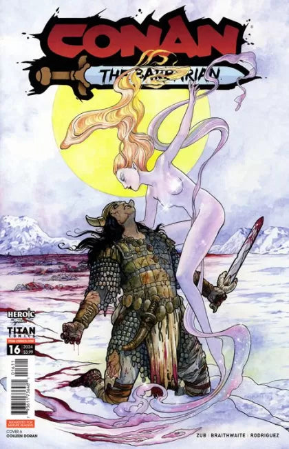 Conan the Barbarian (Titan Comics) Frozen Faith, Part IV: The Hidden World 16A Colleen Doran Regular