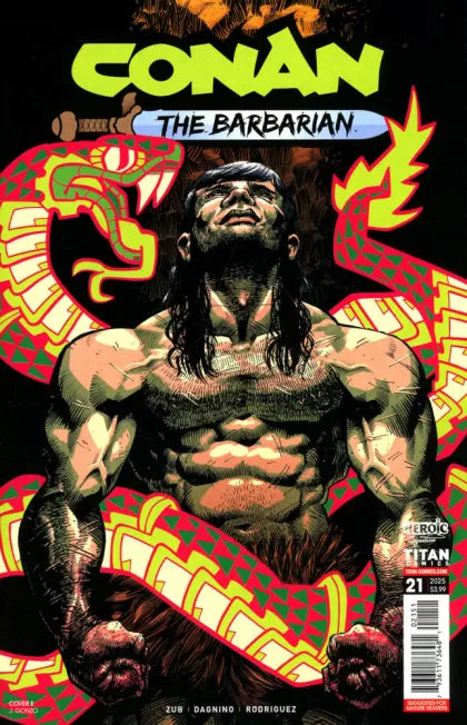 Conan the Barbarian (Titan Comics) A Nest Of Serpents, Part I: Slaves Of The Magi 21E Gonzo Variant