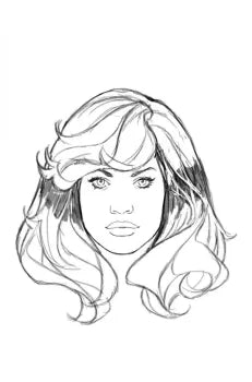 Fantastic Four, Vol. 7 #18E – Mark Brooks Incentive Headshot Sketch Variant (1:50)