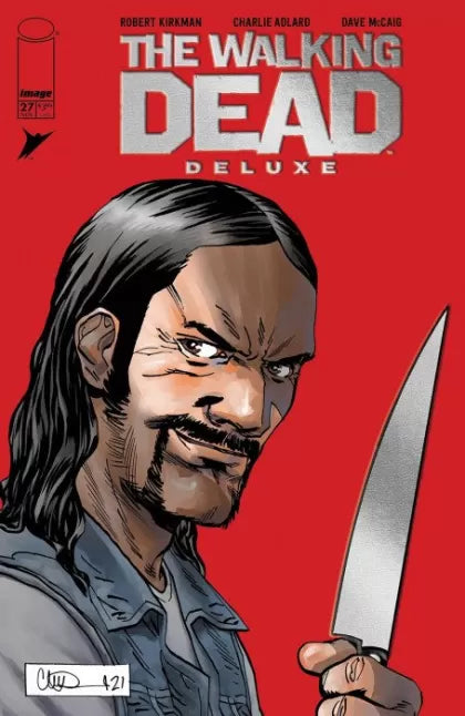 The Walking Dead Deluxe #27G – LCSD 2021 Charlie Adlard Foil Variant