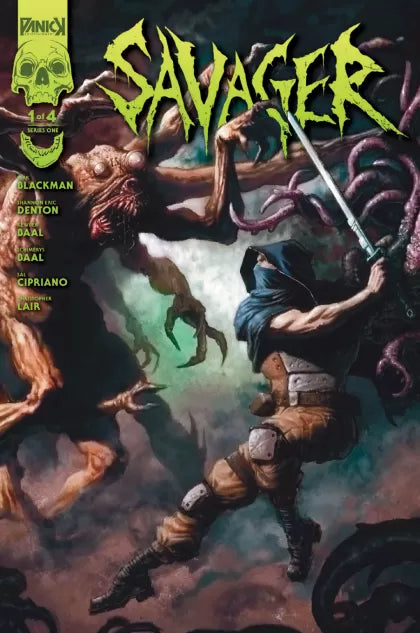 Savager #1B – Christopher Lair Heavy Metal Homage Variant