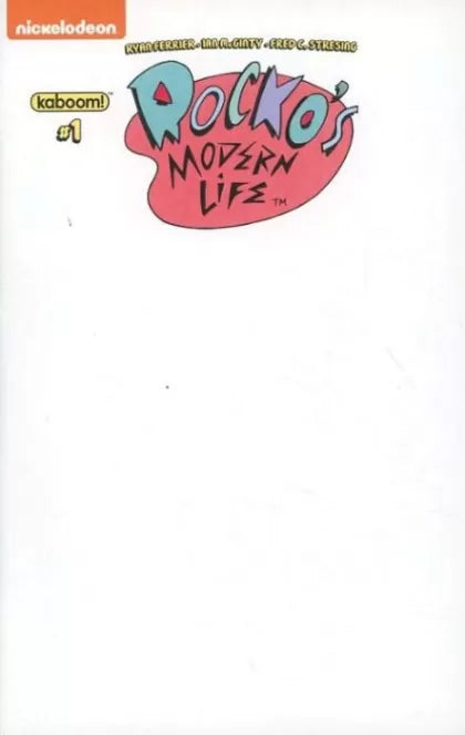 Rocko's Modern Life (Boom! Studios) #1D – Variant Blank Cover